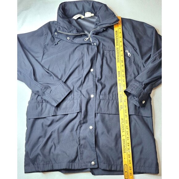 Eddie Bauer Women's Jacket L Black 100% Polyester Full Zip Snap Pockets - Picture 4 of 14